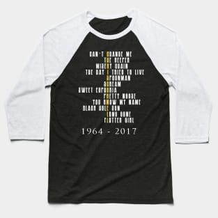 ChrisCornell 1964 - 2017 Back design Baseball T-Shirt